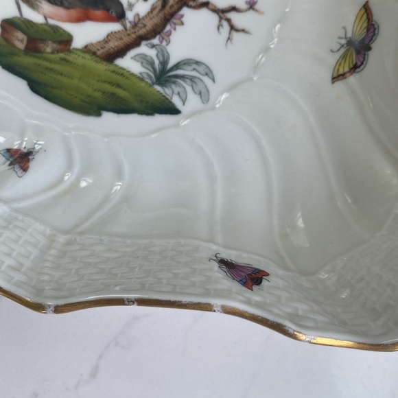 Herend Rothschild Vintage Bird pattern #7752/RO with "old mark” - Picture 7 of 13